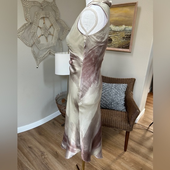 Retro 30s 40s Fitted midi dress SZ 2-4 - Picture 4 of 12